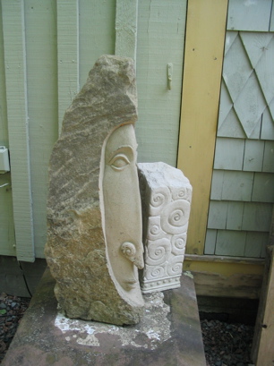 Heather Lawson's sculptures in stone