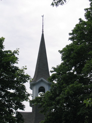 The chapel spire