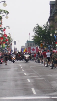 Canada Day - And the parade starts!