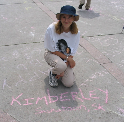 Kimberley leaves her mark in Ottawa!