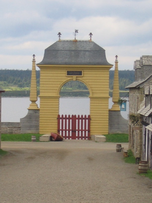 Dauphin Gate leads to the harbour