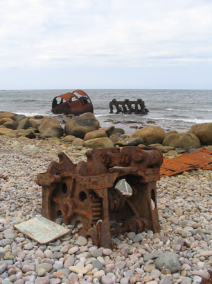 All that remains of the good ship S.S. Ethie