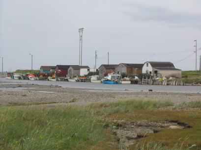 Boats at Parson's Pond harbour