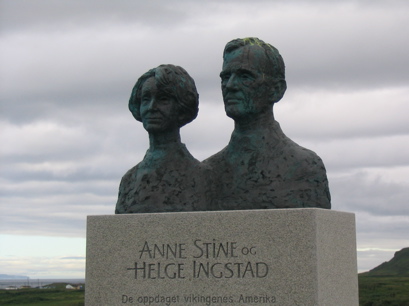 Anne Stine Ingstad and Dr. Helge Ingstad, the discoverers