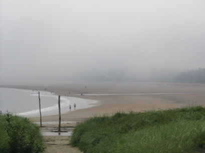 New River Beach at low tide