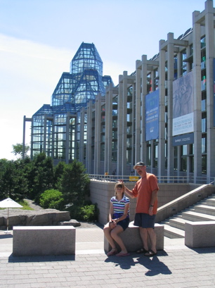Lawrie & Kimmer outside the National Gallery of Canada