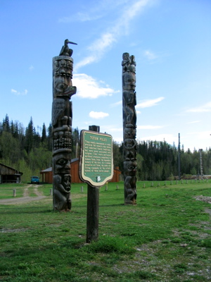 Kitwancool Totem poles