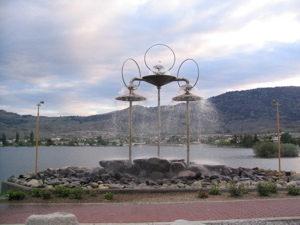 Interesting Osoyoos water feature