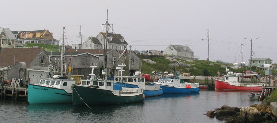 Tall ships give way to Peggy's Cove