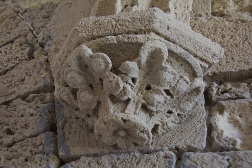 Carved stone details