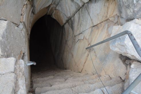 Secret tunnel entrance